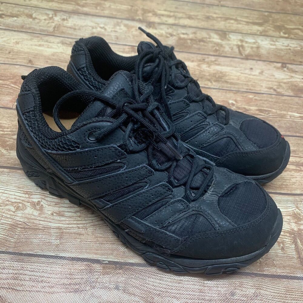 Merrell Mens Moab 2 Tactical J15861 Black Hiking Shoes Sneakers Size 8 EU 41.5